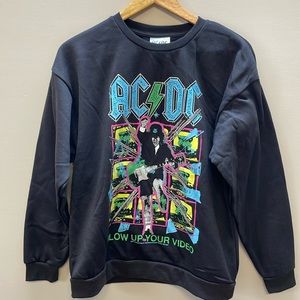 NWT AC/DC band sweatshirt size S